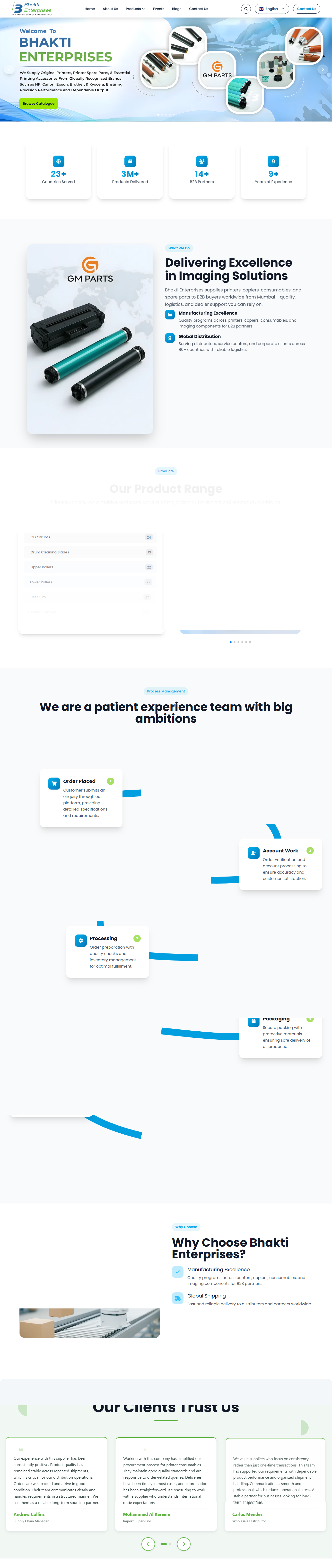 Bhakti Enterprises Website Case Study Details