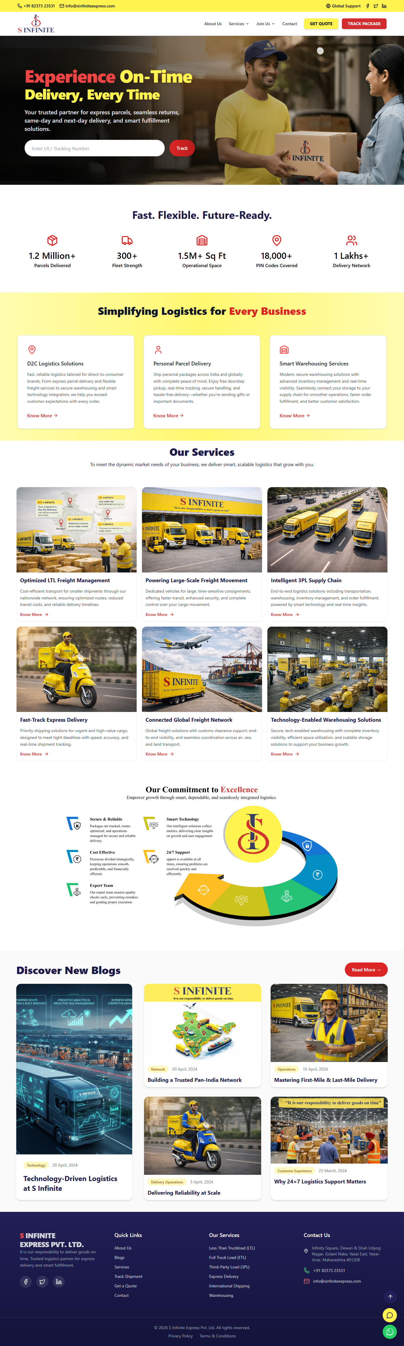 S Infinite Express Website Case Study Details