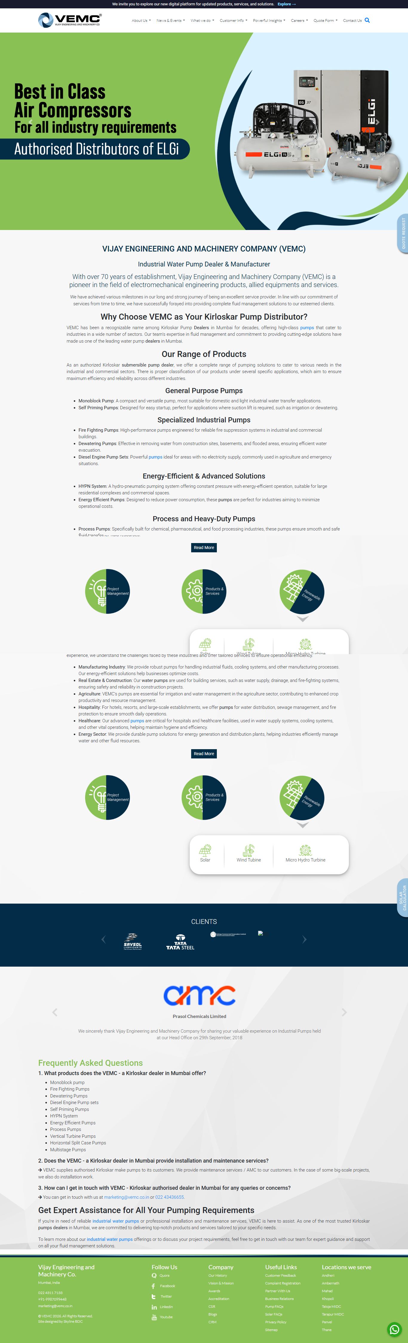 Vemc Web Design Case Study Details